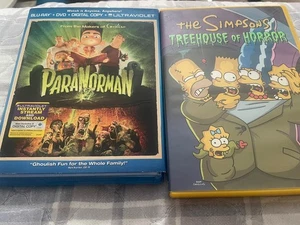 ParaNorman Blu-ray w/slip cover + The Simpsons Treehouse Of Horror DVD - Bild 1 von 4