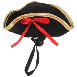 Halloween Pirate Hat Masquerade Party Cosplay Pirate Hat Cap Decorative - Picture 1 of 12