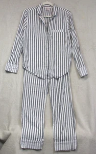 Victoria's Secret Women's Flannel Pajama Set Size XS Black And White - Picture 1 of 12