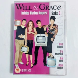 DVD TV Comedy Will and Grace – Series 3 Episodes 17-20 2003 Debra Messing LGBTQ  - Picture 1 of 8