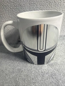 Star Wars Mandalorian Coffee Mug Ceramic Foil Collectible Cup Disney - Picture 1 of 5