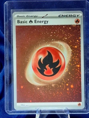 Basic Fire Energy (Cosmos Holo) 002 Sv01: Scarlet & Violet Base Set Holo - Image 1 of 2