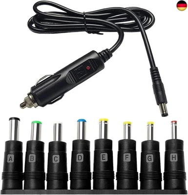 12V Kabel Zigarettenanzünder DC Stecker: Auto 5A Netzteil Ladekabel Ladegerät m - Bild 1 von 4