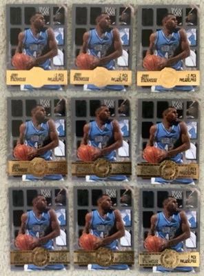 9 cartas: Pase de prensa 1995 selecciones de draft premium dorado - Jerry Stackhouse, #3 RC.NRMTor+ Foto 1 de 2