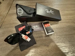 Ray Ban RB 2140 Negro Colección Lei Peng Nueva Colección Fibra de Carbono Hecho en Italia - Imagen 1 de 5
