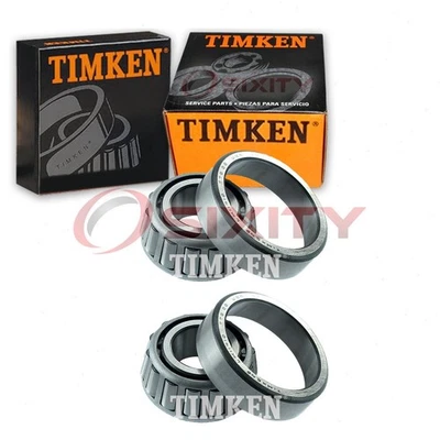 Juego de 2 cojinetes de rueda exterior delanteros Timken y carreras para 1962-1963 Plymouth gd Foto 1 de 4