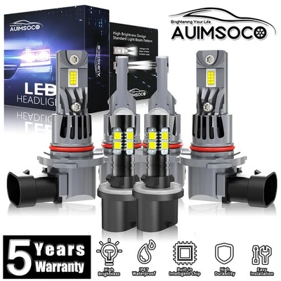Faros LED 80000LM brillantes para Chevrolet Corvette 1997-2004 2 puertas 5,7 L Foto 1 de 4