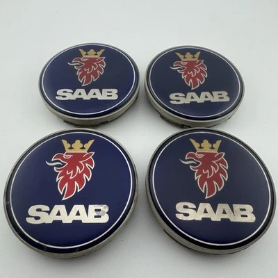 JUEGO DE 4 TAPAS CENTRALES RUEDA SAAB 9-5 95 9-3 93 12775052 62,5mm 2003-2012 Foto 1 de 4