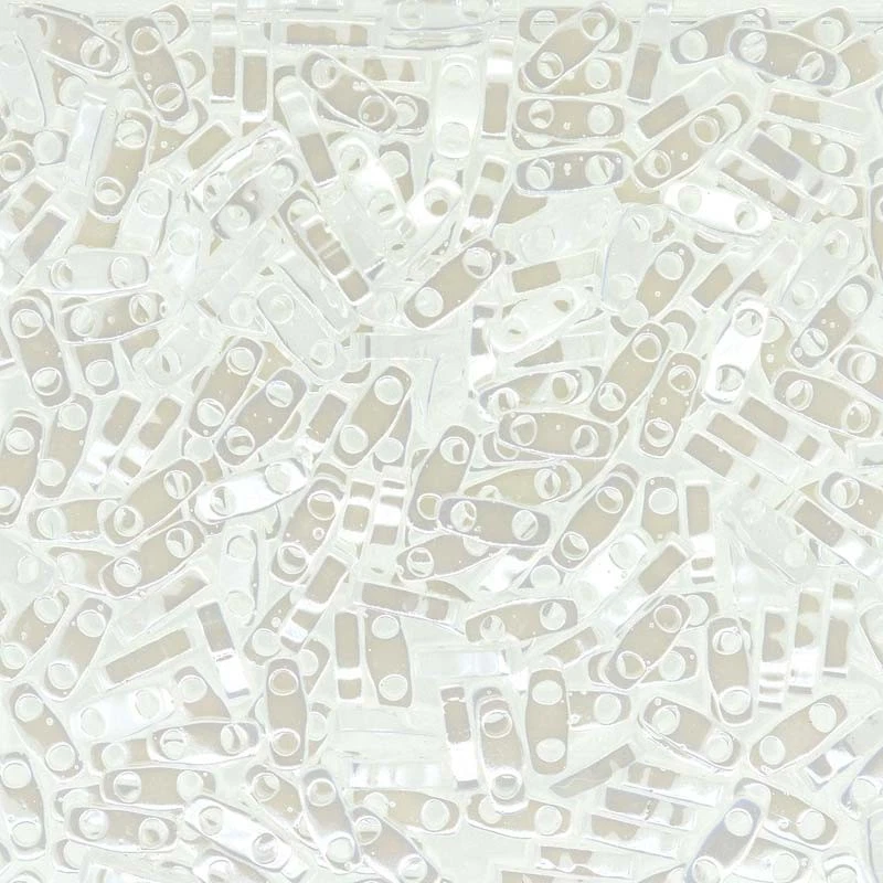 Luster White Opaque Miyuki Quarter Tila Seed Beads (QTL420-TB) - Image 1 of 1