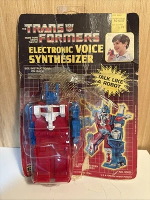 Transformers Voice Sintetizador Robot Heroico Autobot 1986 Hasbro Foto 1 de 4