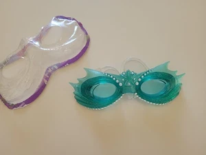 NARLY NOGGINS Sea Ocean Green Mermaid Swim Goggles Girl Princess Pool Beach Bath - Picture 1 of 5