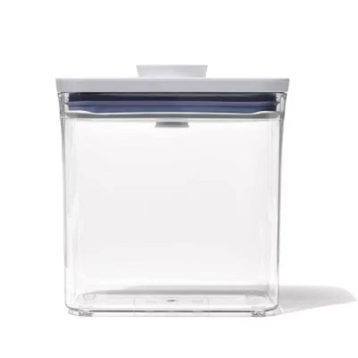 Contenedor hermético de alimentos OXO POP 1,7 qt, despensa de plástico transparente Foto 1 de 4