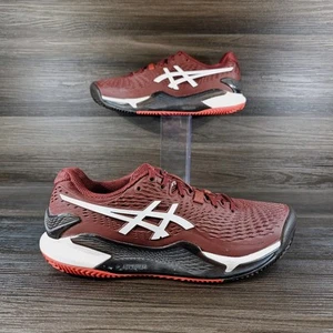 ASICS Solution Speed FF 2 Antique Red Tennis Shoes - Men's Size 7 - Picture 1 of 21