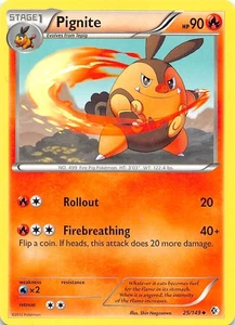 Pignite 25/149 Boundaries Crossed Pokemon 006551 - Picture 1 of 2