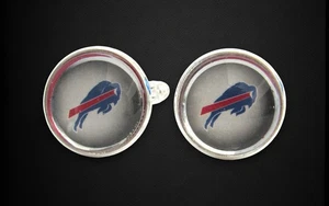 Gemelli per carte da calcio, Buffalo Bills gioielli da sposa gemelli - Foto 1 di 5