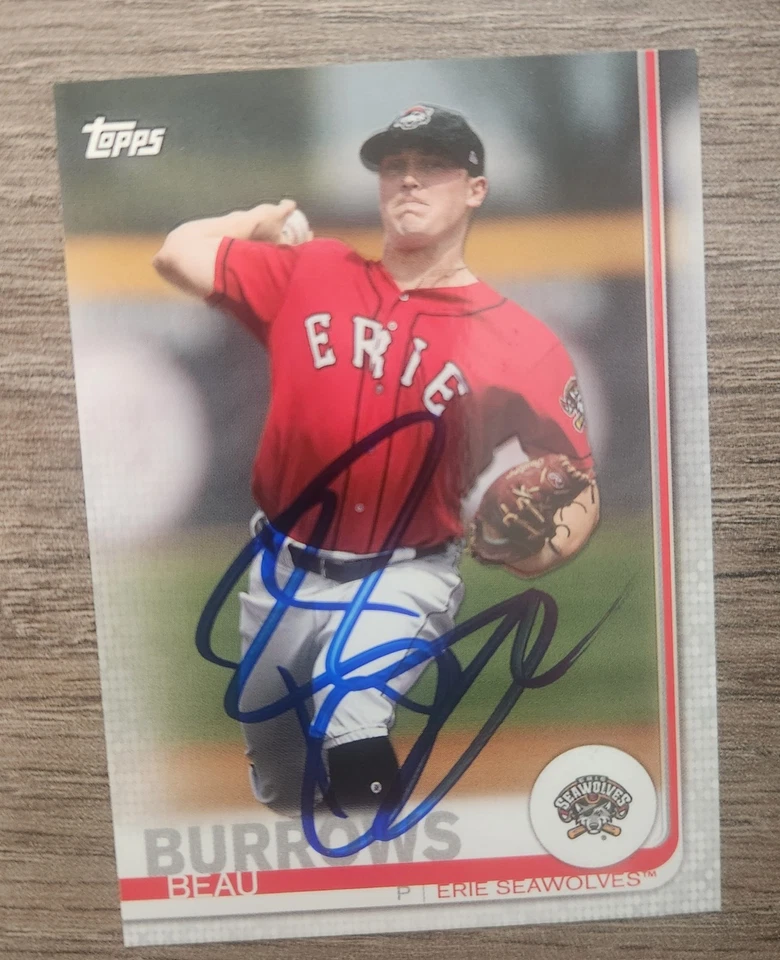 Beau Burrows Autograph Signed 2019 Topps Pro Debut Detroit Tigers - Image 1 of 1