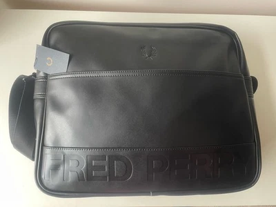 Fred Perry Shoulder Bag Black One Size Brand New With Tags - Image 1 of 4