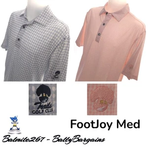 FootJoy FJ Golf Polo Shirt Men’s M Trails Golf Club Embroidered Logo - Imagen 1 de 21