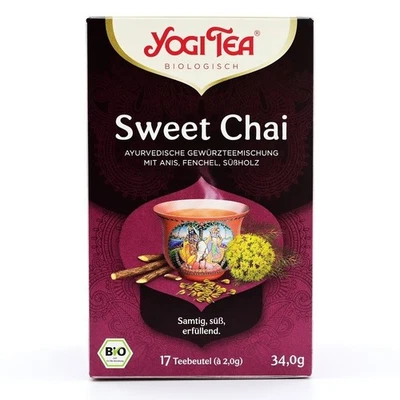 YOGI TEA Sweet Chai Bio Filterbeutel, 34 g - Bild 1 von 3