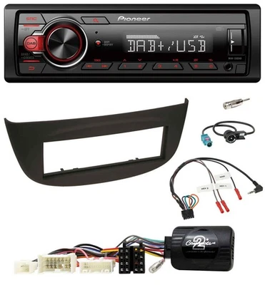 Pioneer MP3 1DIN DAB USB Lenkrad Autoradio für Renault Wind 2010-2013 N schwarz - Bild 1 von 4