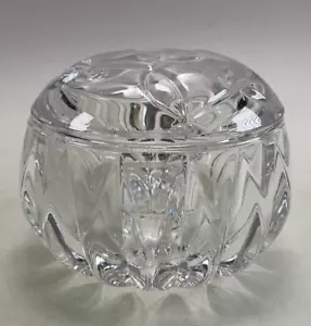 Princess House Crystal Heritage Romance Collection Vanity Trinket Box with Lid - Picture 1 of 4