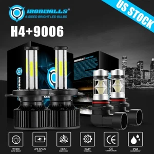 Faro LED de 6 lados para Toyota Tundra 2000-2006 haz bajo alto/luz antiniebla blanco - Imagen 1 de 15