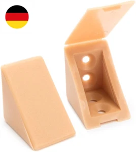40 x ® Korpusverbinder/Möbelverbinder/Eckverbinder mit Abdeckklappe BT1 | 4-Loch - Bild 1 von 4
