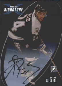2002-03 (LIGHTNING) BAP Signature Series Autographs #151 Shane Willis