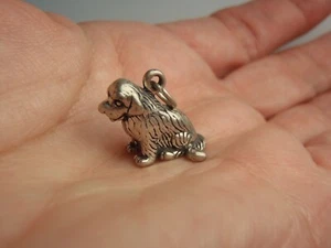 Heavy Newfoundland Dog 925 Solid Sterling Charm Pendant USA MADE Free Shipping - Picture 1 of 19