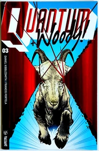 Quantum and Woody #3 Vol 3 Red Foil Variant B - Valiant - Kibblesmith - Portela - Picture 1 of 1
