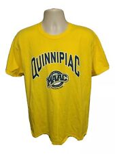 2013 Quinnipiac University Bobcats MAAC Inaugural Year Adult Large Yellow TShirt