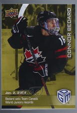 2023 Upper Deck All-Sports Game Dated Moments Gold Connor Bedard #1
