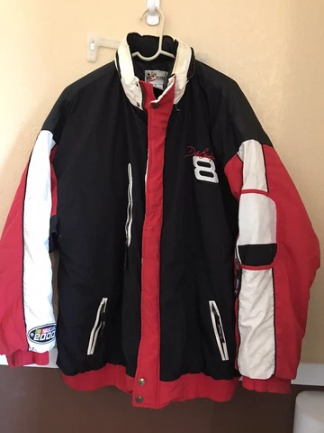VTG Dale Earnhardt Jr  #8 Puffer Heavy Winter jacket, XL NASCAR Racing Cover