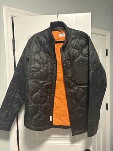 Timberland Weathergear Full Zip Black Nylon Jacket Men's XL - Picture 1 of 7