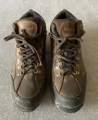 Diehard 男式 12 D 徒步车钢头皮革安全工作靴户外 — 第 1/4 张图片