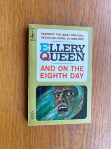 Ellery Queen And On the Eighth Day 1st US paperback ed 2nd printing # 50209 VG - Picture 1 of 4
