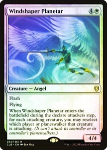 MTG FOIL Windshaper Planetar – Commander Legends: Battle for Baldur's Gate Card - Picture 1 of 1