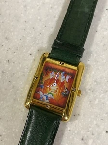 DISNEY Holiday Greetings 1993 Disney News Watch Limited 303/1000 New Battery - Picture 1 of 5