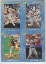 1991 Classic I #NNO Ryne Sandberg Cubs Kevin Maas David Justice Todd Van Poppel