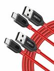 Anker USB C Cable, [2-Pack/6ft/1.8m] PowerLine+ Nylon Braided Type C Cable