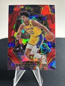 2022-23 Panini Select - MAX CHRISTIE (Rookie/Red-ice-Prizm) #181 - LA Lakers- RC - Picture 1 of 2