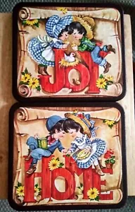 Wall Hanging "Joy And Home Country" Décor Rustic Vintage - Picture 1 of 7