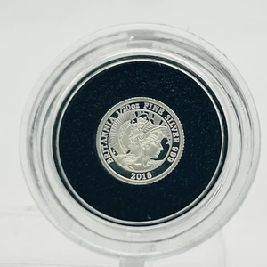 2018 Royal Mint 1/20oz Silver Proof Britannia 10p Ten Pence Coin Encapsulated - Picture 1 of 2