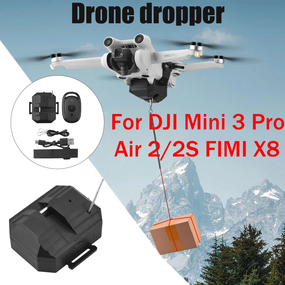 Drohne Abwurf Nutzlast Lieferung Werfer Air Dropper für DJI Mini 3 Pro Air 2/2S