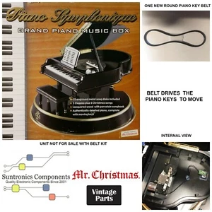 Mr Christmas Piano Symphonique Grand Piano Music box REPLACEMENT BELT KIT - Picture 1 of 2