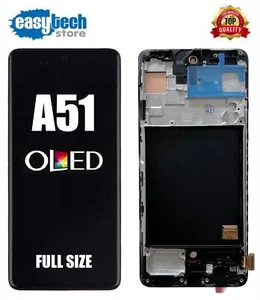SAMSUNG A51 A515F DSN Display OLED Originale Full Size Touch Schermo FRAME Nero - Zdjęcie 1 z 7