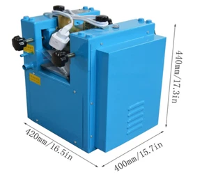 110V 3-Roll Grinding Mill Machine Lab Applications Crushing Liquid Pigment Blue - Picture 1 of 16