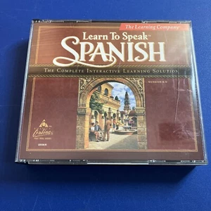 Learn to Speak Spanish Language Windows 4CD-Rom Discs. Windows. Learning Co. VG. - Picture 1 of 6