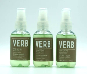 LOT of 3 VERB Sea Spray 2.4oz Travel Size | Texture + Volume Hair Mist NEW - Picture 1 of 3