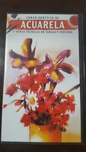 Curso Practico de Dibujo y Pintura Oleo Acuarela - VHS Cinta Español - Foto 1 di 3